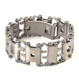 29-in-1 Stainless Steel Multi-Functional Tools Bracelet