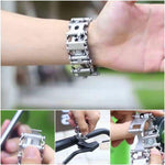 29-in-1 Stainless Steel Multi-Functional Tools Bracelet